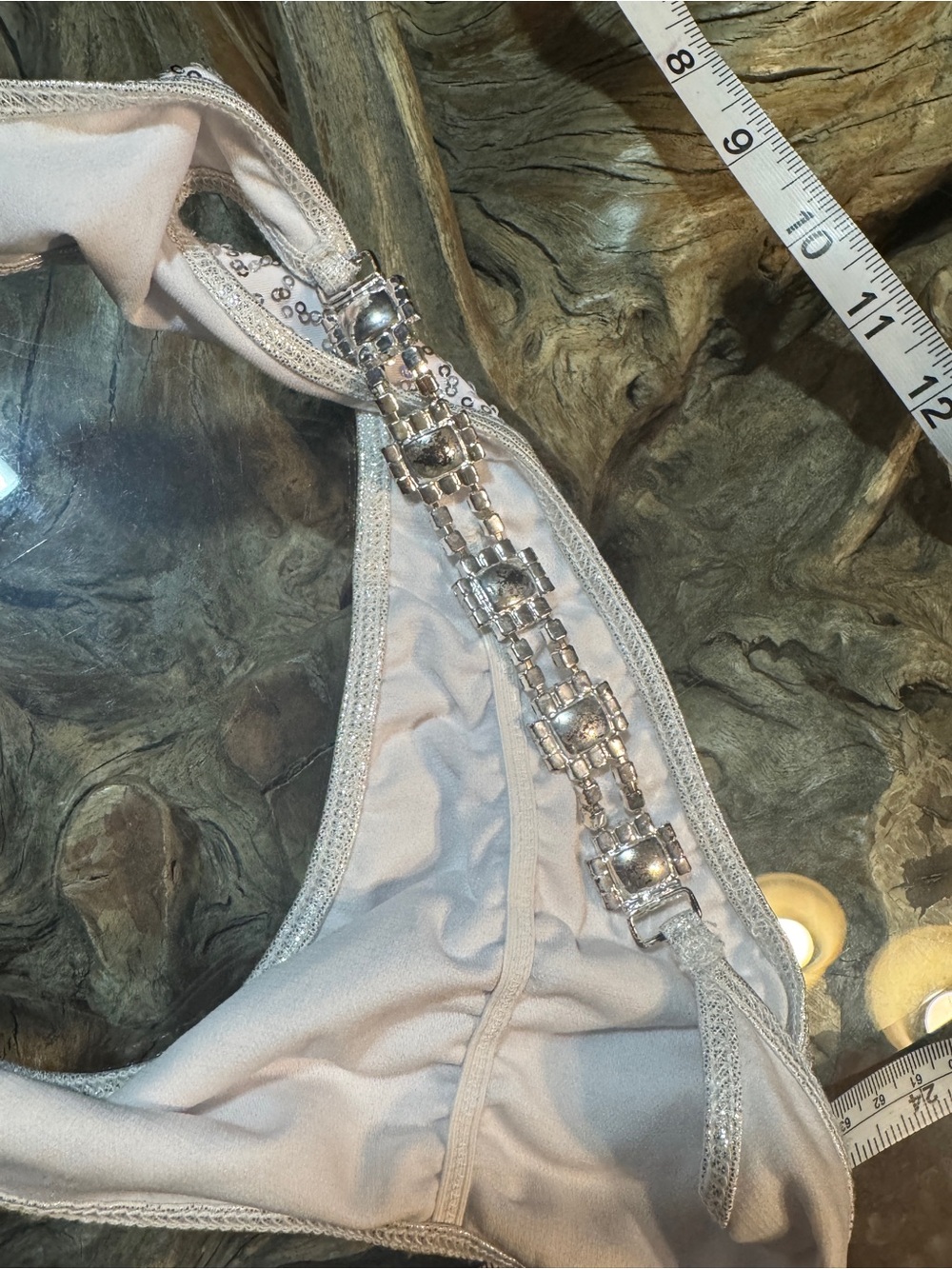 Crystal Rhinestone Sequins bottoms - Picture 7 of 8